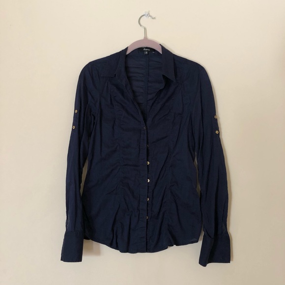 Collared button down shirt, blouse - Picture 6 of 7